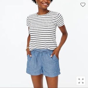 Gap Drawstring Fake Denim Shorts